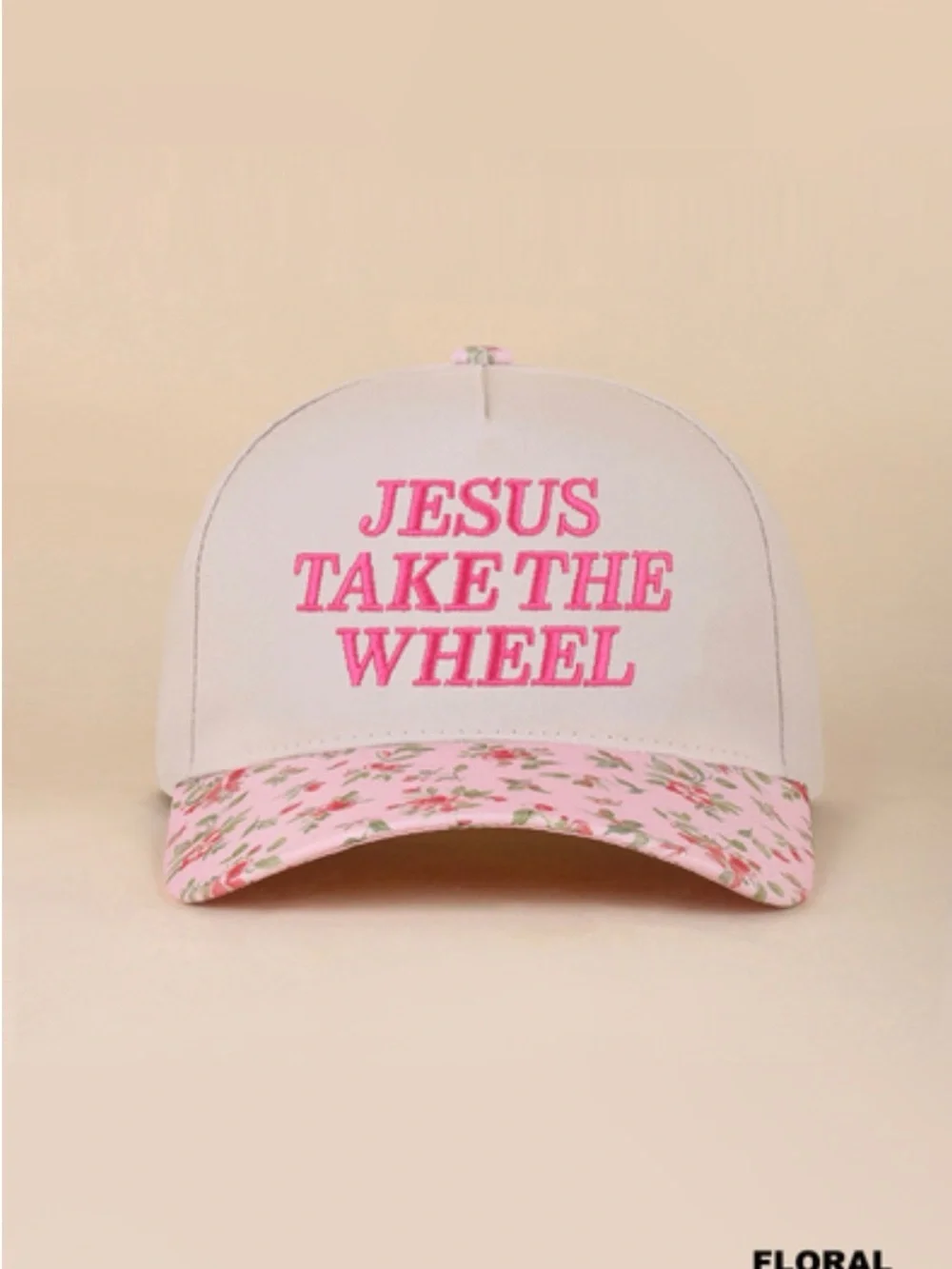 JESUS TAKE THE WHEEL TWO TONE SNAPBACK HAT